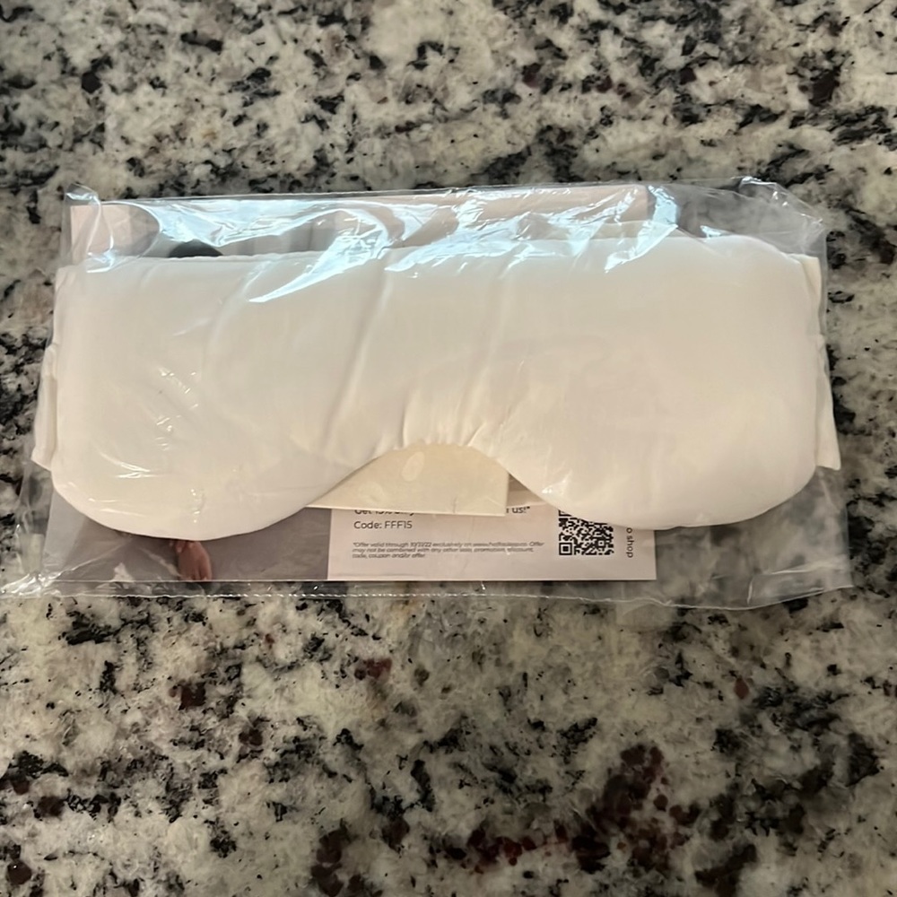 NWT Half Asleep ruffle sleep mask